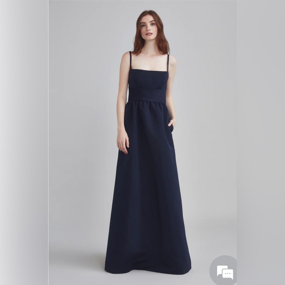 Amsale Ever Dress in Navy